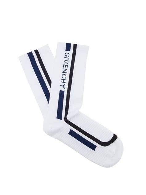 givenchy logo-intarsia cotton sports socks|Givenchy Socks for Men .